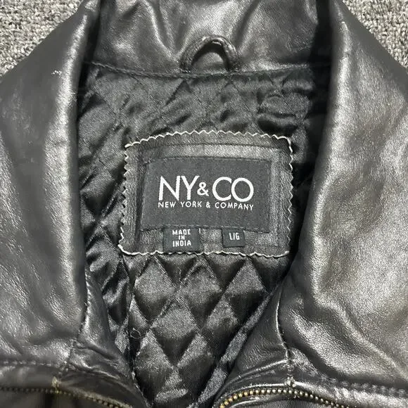 Vintage new york company leather coat - Picture 3 of 6